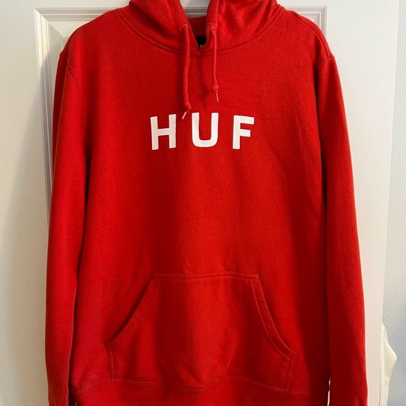 HUF Red Hoodie - Picture 2 of 2